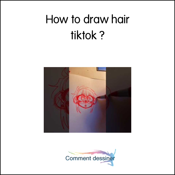 How to draw hair tiktok